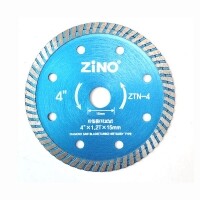 [상품번호 48329] 105mmx1.2Tx15mm 지노 다이아몬드터보날 ZTN4 타일용터보날 판넬 콘크리트 함석 대리석등 절단 절단석 4인치원형톱날 ZTN-4 ZINO