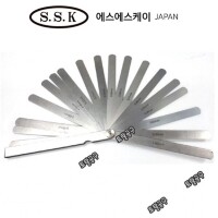 [상품번호 50341]  0.03~1.0mm 150MY 19매 전장 150mm 일본정품 에스에스케이 시크니스게이지 두께게이지, 치크니스게이지 SSK 틈새게이지 토탈공구