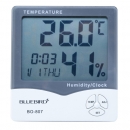 [상품번호 24891] 블루버드 디지털온습도계 BO-807(센서없음)/ 측정온도 -10℃~70℃, 습도 10~99%/ 최소눈금 0.1℃, 1%/ 탁상용 및 벽걸이 가능/ 온도계,