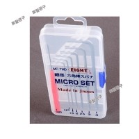 토탈공구 [상품번호 38215] 일본정품 에이트 마이크로 육각렌치세트 MC-TMD (7PCS)/ 0.89~4mm/ 미니 볼렌치세트