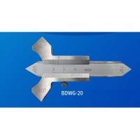 토탈공구 [상품번호 45172] 블루텍 용접게이지 BDWG-20 (눈금 20mm)/  사용각도 60, 70, 80, 90/ 용접자 / 용접각도자 BDWG20