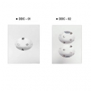 [다전] 매입콘센트 DDC-01~DDC-02 (1구,2구)/ 벽매립형